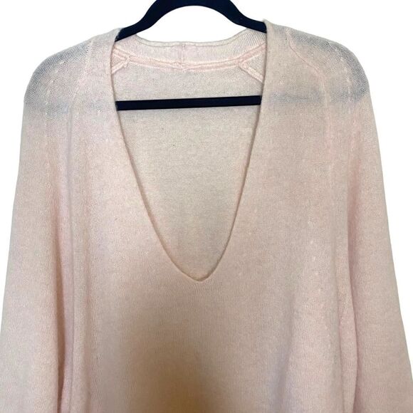 Free People Heart It Lace Up V-Neck Sweater Dress - Picture 6 of 11